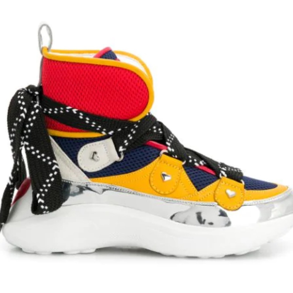 Love Moschino Multicolor High-Top Sneakers